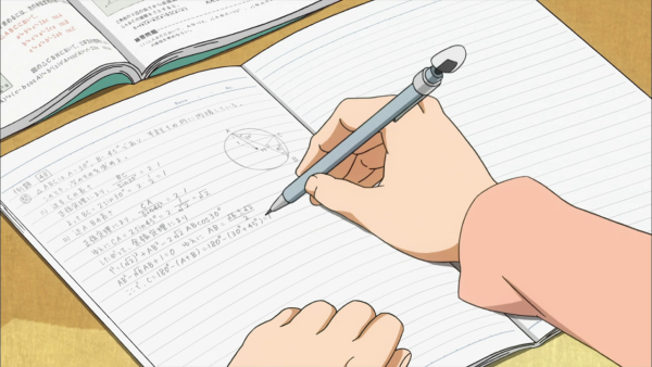 Рука пишет гифка