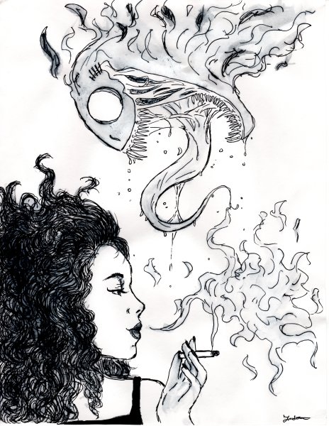 Дым иллюстрация