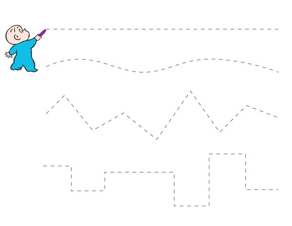 Рисуем по точкам графомоторика