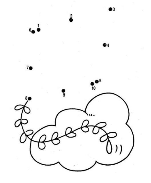 Обведи по цифрам для дошкольников