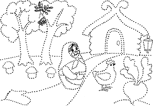 Рисунки для обводки