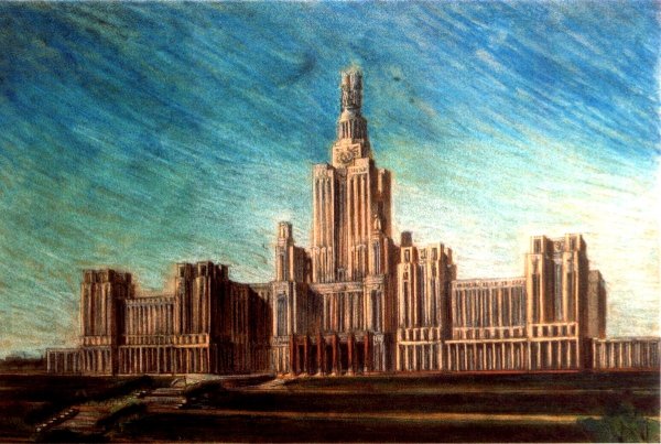 Б.М. Иофан здание МГУ