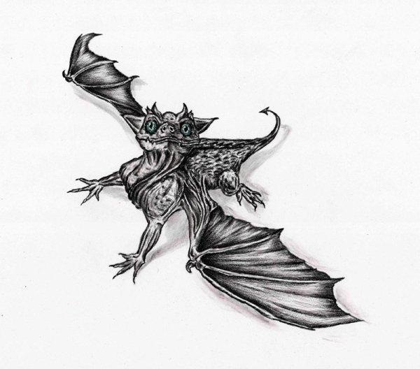 Голова дракона эскиз