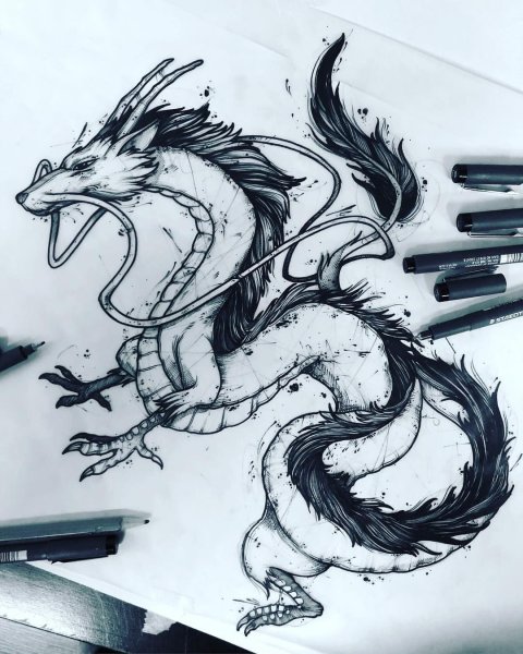 Рисунки маркерами