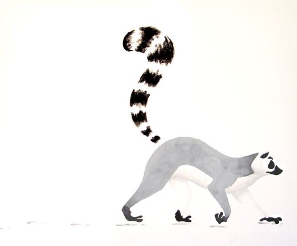 Лемур шаблон