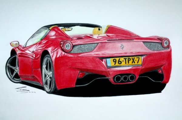 Феррари рисунок