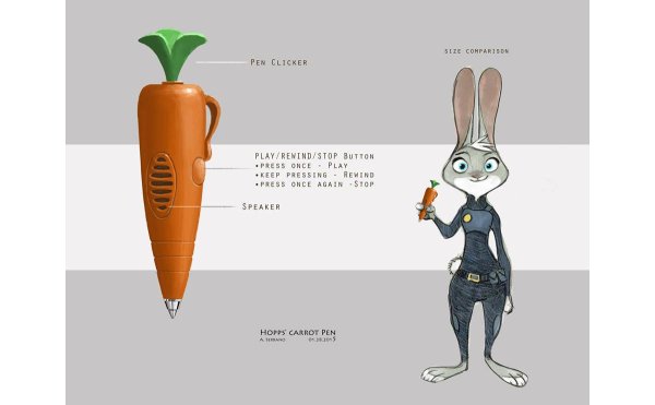 Джуди Хопс с морковкой