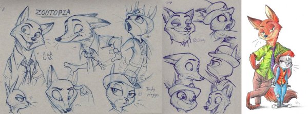 Ник Уайльд скетч