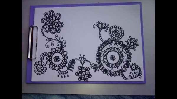 Узорчики на бумаге