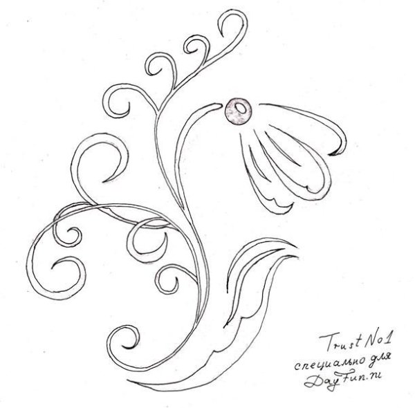 Рисунки карандашом узоры для начинающих