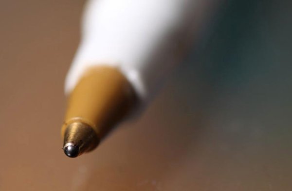 Кончик шариковой ручки