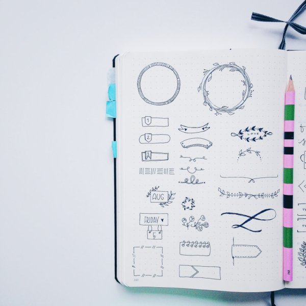 Буллет джорнал Doodles