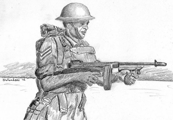 Нарисовать солдата