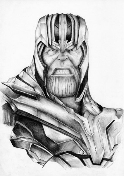 Танос с перчаткой