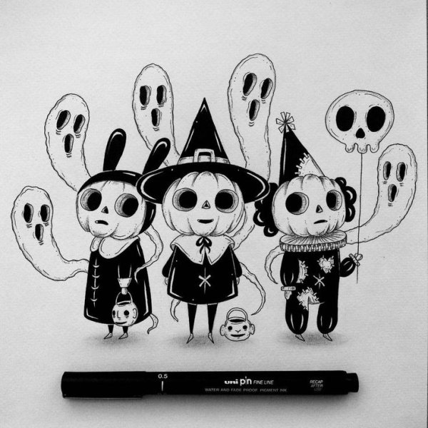 Джек Скеллингтон эскиз