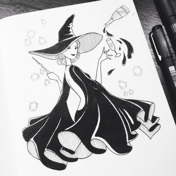 Скетчи Джек Скеллингтон