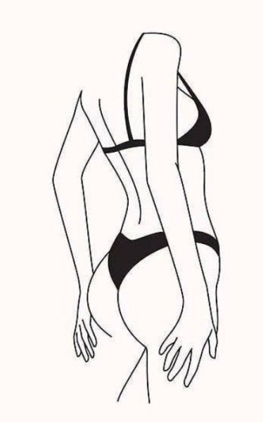 Эскиз женского тела