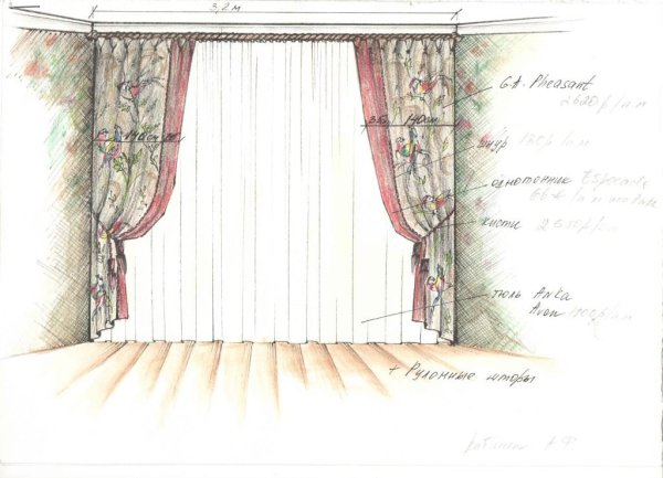 Шторы для раскрашивания