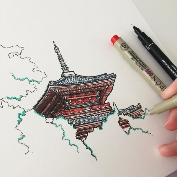 Скетчи лайнером