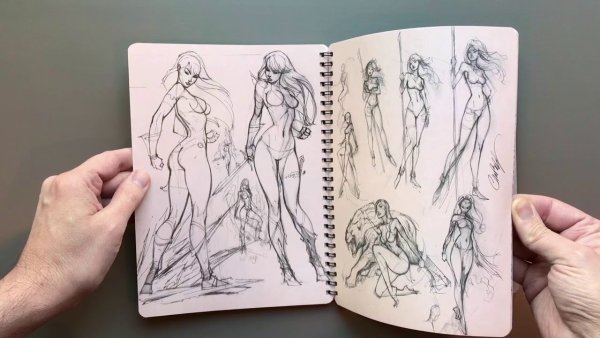 Скотт Кэмпбелл Art Sketchbook