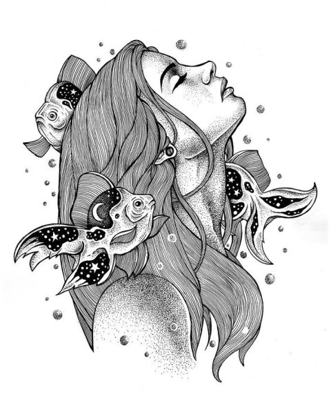 Черно белые рисунки