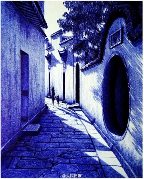 Лучшие рисунки ручкой