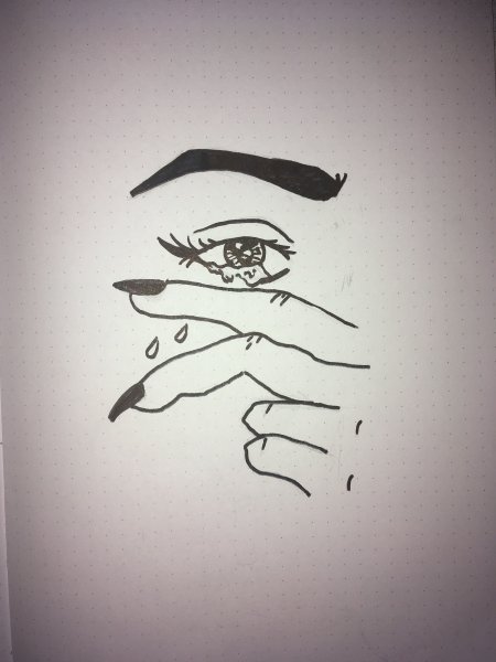 Рисунки для скетчбука лёгкие грустные