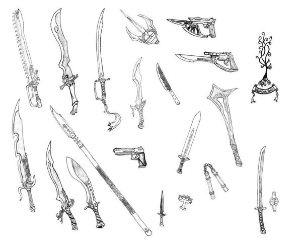 Рисовка оружия