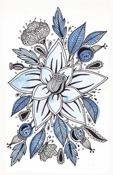 Стилизация цветов