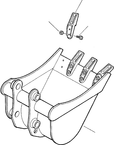 Ковш экскаватор 350