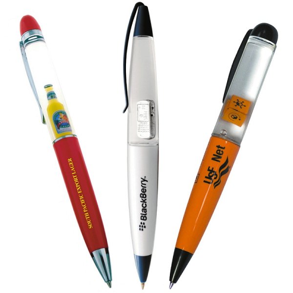 Шариковые ручки с плавающим элементом