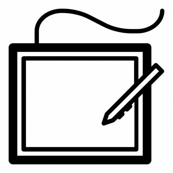 Графический планшет вектор