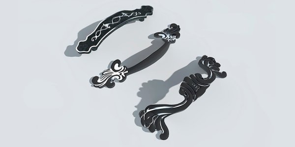 Ручка скоба 96 мм брашированная бронза