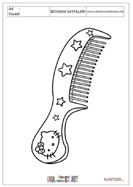 Трафарет Расчески