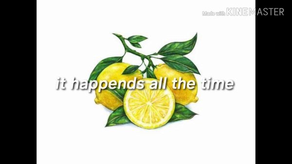 Рисуночки лимона на стенах