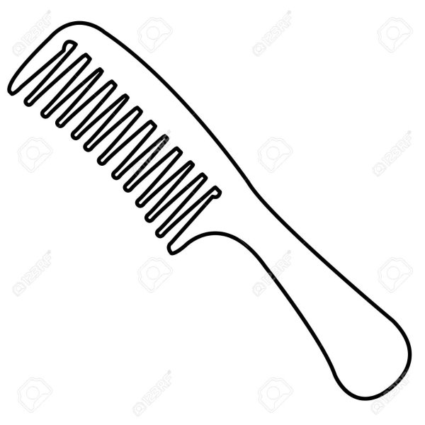 Расческа для раскрашивания