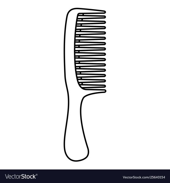 Расческа карандашом