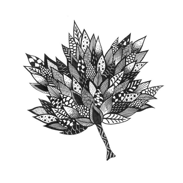 Tree Leaf Тангл