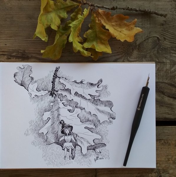 Перо для рисования тушью