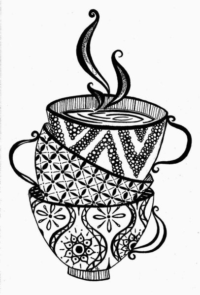 Графика гелевой ручкой