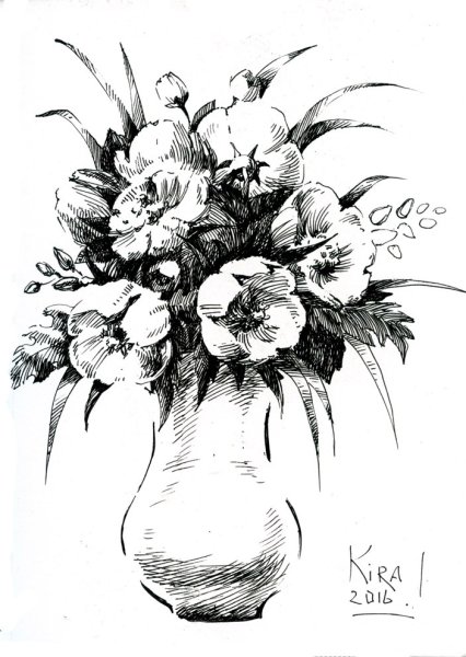 Стилизованные вазы