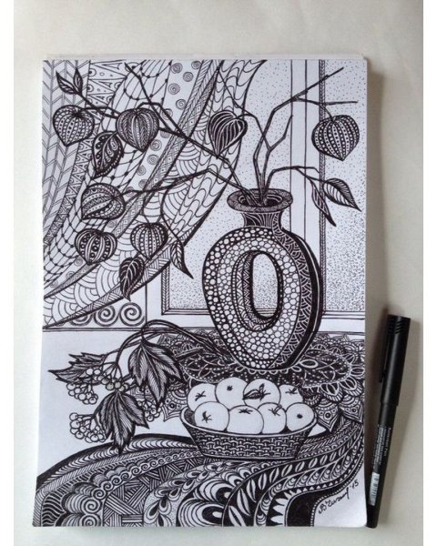 Кофанов а. декоративный натюрморт эстамп