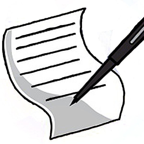 Листья нарисованные ручкой