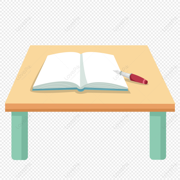 Книга на столе рисунок