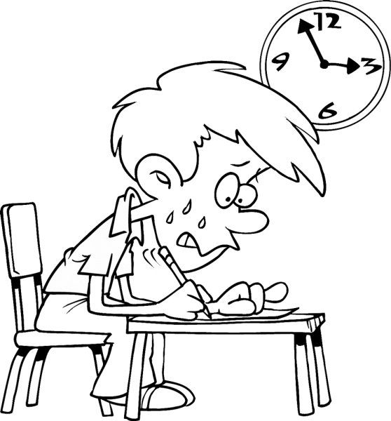 Стресс карандашом