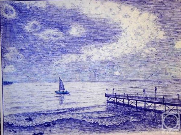 Море ручкой