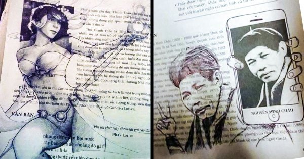 Рисунки в учебниках смешные