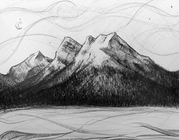 Горы в графике