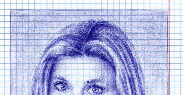 Рисунок медведя для срисовки