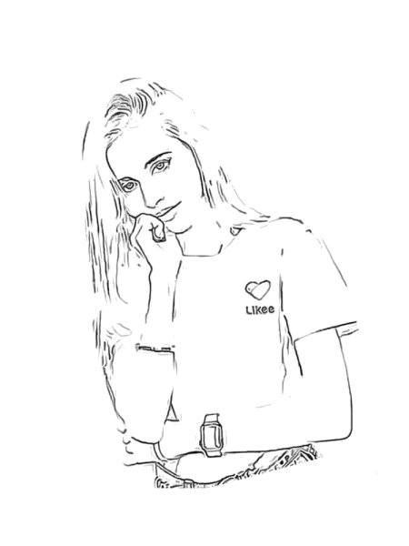 Раскраски блоггеров Катя Адушкина